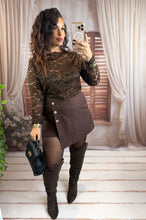 Charger l'image dans la galerie, Jupe/short chocolat MARGOT (36 au 48)