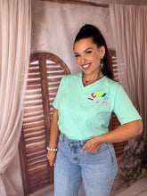 Charger l'image dans la galerie, Tee shirt iconic vert d'eau SAMANTHA (34 au 46)