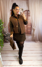 Charger l'image dans la galerie, Gilet sans manche boutons or chocolat BILLIE (34 au 46)