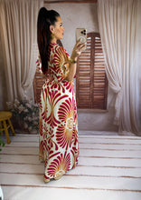 Charger l'image dans la galerie, Robe motif framboise FAUVE ( 36 au 48)