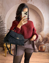 Charger l&#39;image dans la galerie, Jupe short bordeaux SANTA (34 au 48)⭐️