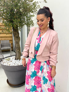 Blazer court vieux rose MIA ( 36 au 48 )