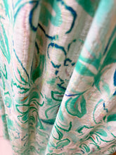 Charger l'image dans la galerie, Robe coupe droite motif vert d'eau AUBE (40 au 52) New