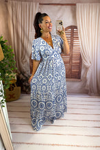 Charger l'image dans la galerie, Robe sirène bleu/blanche YUZU (40 au 48)