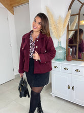Charger l&#39;image dans la galerie, Veste bordeaux Ariana ( 36 au 44)
