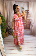 Charger l'image dans la galerie, Robe longue rose et fuchsia IZÏA  (38 au 48)