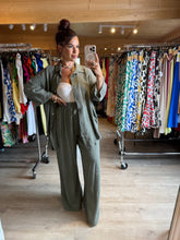 Charger l'image dans la galerie, Chemise kaki gaz de coton NINA ( 36 au 48 )☀️