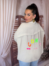 Charger l'image dans la galerie, Chemise gaz de coton iconic beige OCÉANE (36 au 48) New