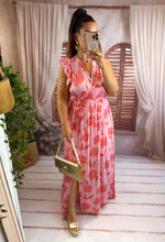 Charger l'image dans la galerie, Robe longue rose et fuchsia IZÏA  (38 au 48)
