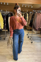 Charger l&#39;image dans la galerie, Jeans large bleu QUEEN (38 au 48)