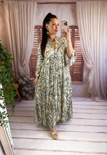 Charger l'image dans la galerie, Robe loose kaki THAIS (38 au 46