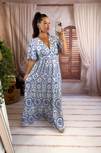 Charger l'image dans la galerie, Robe sirène bleu/blanche YUZU (40 au 48)