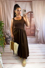 Charger l'image dans la galerie, Robe chocolat asymétrique KAYLA (34 au 38)