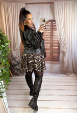 Charger l'image dans la galerie, Perfecto simili cuir chocolat ( 36 au 48)