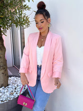 Charger l'image dans la galerie, Blazer rose dragée TILIA ( taille 36 au 50 ) ⭐️