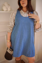 Charger l'image dans la galerie, Robe en jeans à bretelles ABI (42 au 48)