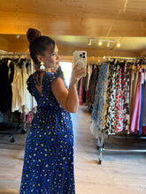 Charger l&#39;image dans la galerie, Robe Izïa léopard bleu ( taille 34 au 48 )