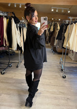 Charger l&#39;image dans la galerie, Chemise noir oversize VERO  (40 au 48)