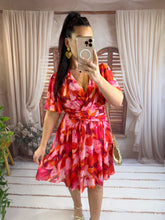 Charger l'image dans la galerie, Robe courte corail MAURICE (36 au 48)