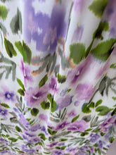 Charger l'image dans la galerie, Jupe fleuri lila DIANE (36 au 46)