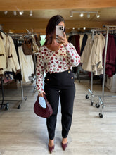 Charger l&#39;image dans la galerie, Pantalon noir boutons officier MARGAUX (36 au 46 )