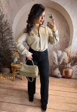 Charger l&#39;image dans la galerie, Chemise rayé café coeur léopard ZÉNA (36 au 50)⭐️