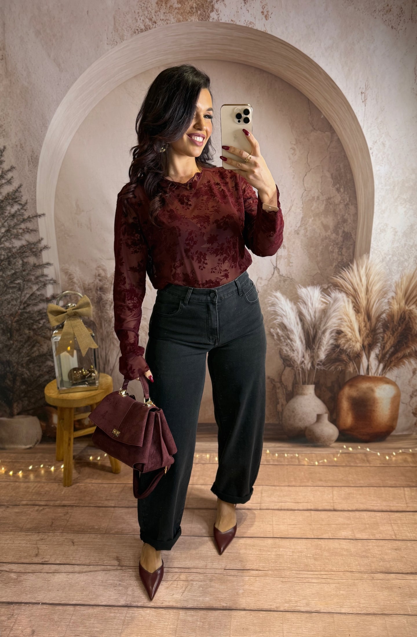 Jeans noir baloon HANEIA (34 au 42)⭐️