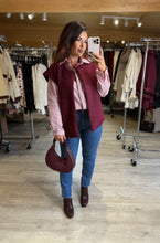 Charger l&#39;image dans la galerie, Gilet sans manches bordeaux YOU (34 au 44)