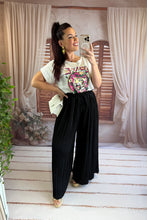 Charger l'image dans la galerie, Pantalon large plissé noir LONDRES (38 au 48)
