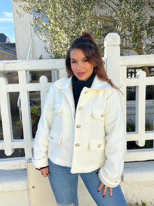 Veste blanche/écru Ariana ( 36 au 44)