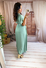 Charger l'image dans la galerie, Robe vert d'eau AMOR (34 au 48)