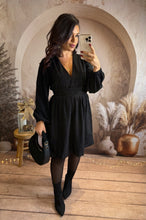 Charger l&#39;image dans la galerie, Robe scintillante noir VICTOIRE (36 au 48)⭐️