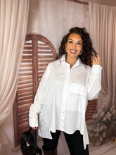 Charger l'image dans la galerie, Chemise oversize blanche EMMA (38 au 48)