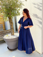 Charger l'image dans la galerie, Robe bleu marine AMOR ( 40 au 48 )