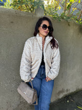 Charger l&#39;image dans la galerie, Manteau beige fourrure synthétique THAIS (36 au 42)