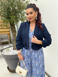 Blazer court bleu marine MIA ( 36 au 48