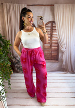 Charger l'image dans la galerie, Pantalon gaz de coton rose soleil ERELL (38 au 46)