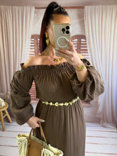 Charger l'image dans la galerie, Ensemble chocolat top + jupe AUSTRALIA (36 au 42)