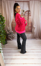 Charger l'image dans la galerie, Gilet tout doux fuchsia ESTHER (36 au 44)