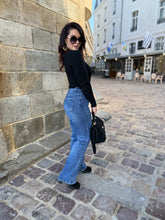 Charger l&#39;image dans la galerie, Jean large bleu YOUNA (34 au 42)