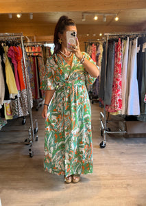 Robe verte ÉDEN (reste taille 40)