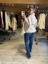 Charger l&#39;image dans la galerie, Cape avec ceinture écru SOPHIE (36 au 44)