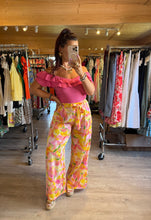 Charger l&#39;image dans la galerie, Pantalon jaune/rose ELLY (S,M,L)