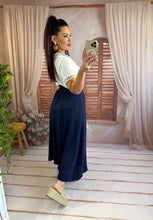Charger l'image dans la galerie, Jupe longue bleu marine MADELEINE (36 au 48)