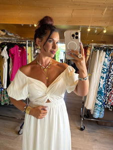 Robe blanche NIXA ☀️( s/m/l )