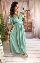Charger l'image dans la galerie, Robe vert d'eau AMOR (34 au 48)