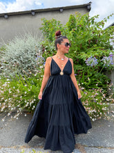 Charger l'image dans la galerie, Robe longue noir soleil ( 34 au 44 )