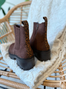 Bottine chocolat LÉOPOLD ( reste 1 taille 38 )
