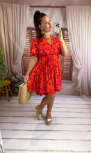 Charger l'image dans la galerie, Robe courte rose/orange AURÉLIE (36 au 48)