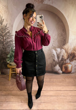 Charger l'image dans la galerie, Jupe velours noir CLEM (36 au 48)